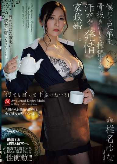 「有什麼需要請儘管告訴我喔…？」將我們兄弟弄得骨頭都酥了，汗流浹背地榨乾精液的《發情》家政婦—— 椎名由奈