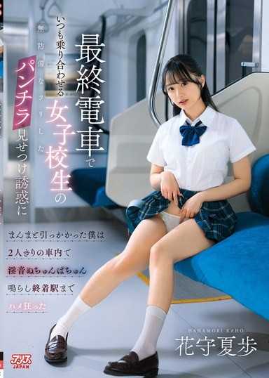 我完全落入了陷阱，一個我經常在末班車上遇到的高中女生假裝毫無防備，向我露出了內褲。我們當時在車廂裡，發出淫穢的聲音，瘋狂地做愛，直到我們到達終點站。花守夏步