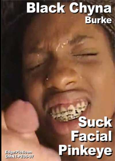 黑色 Chyna 和 Burke 吸吮臉部紅眼症收藏家場景