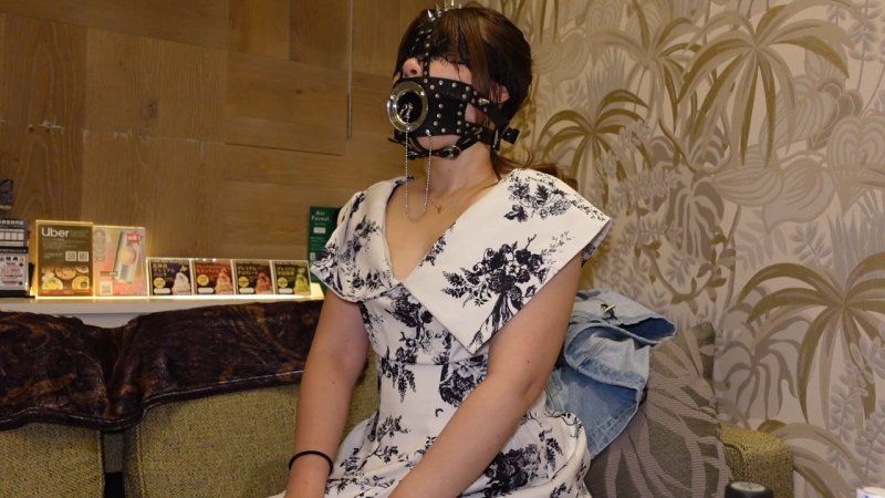 はじめての開口マスク　絶対に口を閉じられない強◯イラマチオ　かおる25歳