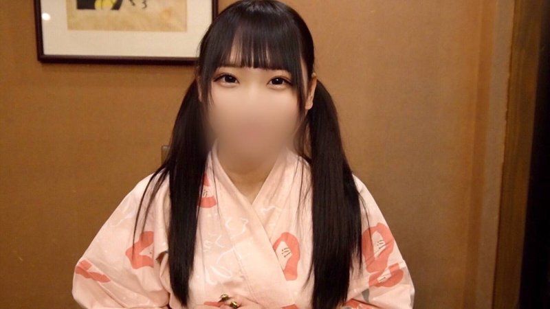 【無】【露臉】【內射】與貌似新垣◯衣的18歲偶像穗乃香醬的溫泉旅行過夜H♡凌亂浴衣姿態讓噁心大叔雞巴大暴走,認真的內射。