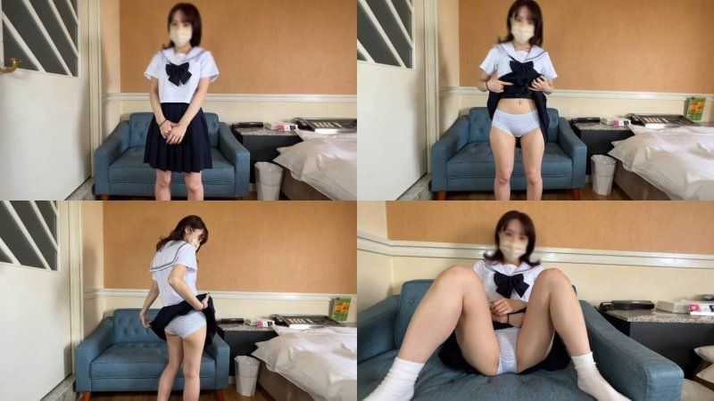 【再编辑】对条纹内裤超兴奋！和森林之都的小OL进行制服情色自拍