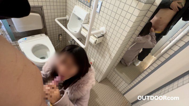 芋感が抜けきれない田舎の方言女｜公衆トイレでちんぽしゃぶって可爱いくおねだりしてくるのでそのまま獣みたいなホンモノのおほ声あげながら白目剥くまで生でセックスしてきました。